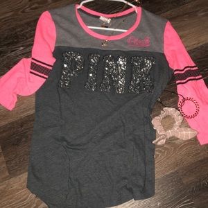 Pink and Grey VS Pink Shirt